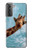 S3680 Girafe de sourire mignon Etui Coque Housse pour Samsung Galaxy S21 Plus 5G, Galaxy S21+ 5G