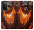 S0414 Dragon de feu Etui Coque Housse pour Samsung Galaxy S21 Ultra 5G