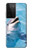 S1291 Les Dauphins en Mer Etui Coque Housse pour Samsung Galaxy S21 Ultra 5G