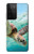 S1377 Océan tortue de mer Etui Coque Housse pour Samsung Galaxy S21 Ultra 5G