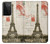 S2108 Tour Eiffel de Paris Carte postale Etui Coque Housse pour Samsung Galaxy S21 Ultra 5G