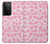 S2213 Motif rose Léopard Etui Coque Housse pour Samsung Galaxy S21 Ultra 5G