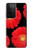 S2478 fleur rouge Daisy Etui Coque Housse pour Samsung Galaxy S21 Ultra 5G