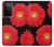 S2478 fleur rouge Daisy Etui Coque Housse pour Samsung Galaxy S21 Ultra 5G