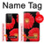S2478 fleur rouge Daisy Etui Coque Housse pour Samsung Galaxy S21 Ultra 5G