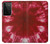 S2480 Tie dye rouge Etui Coque Housse pour Samsung Galaxy S21 Ultra 5G