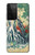 S2491 Hokusai Kirifuri Cascade à Kurokami Etui Coque Housse pour Samsung Galaxy S21 Ultra 5G