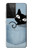S2641 Noir Chat Poche Etui Coque Housse pour Samsung Galaxy S21 Ultra 5G