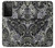 S3251 Motif Batik Fleur Etui Coque Housse pour Samsung Galaxy S21 Ultra 5G