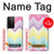 S3514 Arc en ciel Zigzag Etui Coque Housse pour Samsung Galaxy S21 Ultra 5G