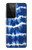 S3671 Tie Dye bleu Etui Coque Housse pour Samsung Galaxy S21 Ultra 5G