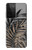 S3692 Feuilles de palmier gris noir Etui Coque Housse pour Samsung Galaxy S21 Ultra 5G