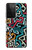 S3712 Motif Pop Art Etui Coque Housse pour Samsung Galaxy S21 Ultra 5G
