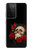 S3753 Roses de crâne gothique sombre Etui Coque Housse pour Samsung Galaxy S21 Ultra 5G