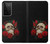 S3753 Roses de crâne gothique sombre Etui Coque Housse pour Samsung Galaxy S21 Ultra 5G