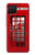 S0058 Cabine téléphonique Etui Coque Housse pour Samsung Galaxy A12