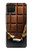 S0270 chocolat Etui Coque Housse pour Samsung Galaxy A12