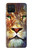 S1354 Lion Etui Coque Housse pour Samsung Galaxy A12
