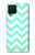 S1723 Monnaie Chevron Zigzag Etui Coque Housse pour Samsung Galaxy A12