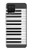 S2082 Un Octave Piano Etui Coque Housse pour Samsung Galaxy A12