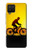 S2385 Vélo Vélo Coucher de soleil Etui Coque Housse pour Samsung Galaxy A12