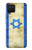 S2614 Israël Vieux Drapeau Etui Coque Housse pour Samsung Galaxy A12