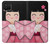 S3042 Japon fille Hina Sakura Kimono Poupée Etui Coque Housse pour Samsung Galaxy A12