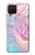 S3050 Pastel Fleurs millésimé Etui Coque Housse pour Samsung Galaxy A12