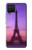 S3447 Paris Eiffel Le coucher du soleil Etui Coque Housse pour Samsung Galaxy A12