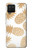 S3718 Ananas sans soudure Etui Coque Housse pour Samsung Galaxy A12