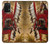 S0817 indien rouge Etui Coque Housse pour Samsung Galaxy A32 5G
