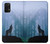 S0935 Loup Hurlant dans la forêt Etui Coque Housse pour Samsung Galaxy A32 5G