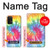S1697 Tie Dye coloré imprimé graphique Etui Coque Housse pour Samsung Galaxy A32 5G