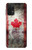 S2490 Canada Feuille d'érable Drapeau Texture Etui Coque Housse pour Samsung Galaxy A32 5G