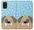 S2669 Mignon os chien pattes Dessin animé Etui Coque Housse pour Samsung Galaxy A32 5G