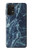 S2799 Lumière Bleu Marbre Pierre Imprimé Graphique Etui Coque Housse pour Samsung Galaxy A32 5G