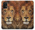 S2870 Lion Roi des Bêtes Etui Coque Housse pour Samsung Galaxy A32 5G
