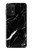 S2895 Noir Marbre imprimé graphique Etui Coque Housse pour Samsung Galaxy A32 5G