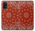 S3355 Motif Bandana Rouge Etui Coque Housse pour Samsung Galaxy A32 5G