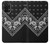 S3363 Motif Bandana Noir Etui Coque Housse pour Samsung Galaxy A32 5G