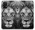S3372 Lion Visage Etui Coque Housse pour Samsung Galaxy A32 5G