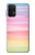 S3507 Coloré Arc-en-ciel pastel Etui Coque Housse pour Samsung Galaxy A32 5G