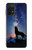 S3555 Loup Hurlant Million étoiles Etui Coque Housse pour Samsung Galaxy A32 5G
