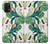 S3697 Oiseaux de la vie des feuilles Etui Coque Housse pour Samsung Galaxy A32 5G