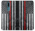 S3687 Drapeau américain de pompier mince ligne rouge Etui Coque Housse pour Nokia 2.4