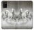 S0933 Cheval Blanc Etui Coque Housse pour Samsung Galaxy A02s, Galaxy M02s