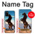 S0934 Sauvage Black Horse Etui Coque Housse pour Samsung Galaxy A02s, Galaxy M02s