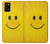 S1146 Sourire Soleil Jaune Etui Coque Housse pour Samsung Galaxy A02s, Galaxy M02s