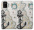 S1962 Graphique nautique Etui Coque Housse pour Samsung Galaxy A02s, Galaxy M02s