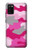 S2525 Rose Camo camouflage Etui Coque Housse pour Samsung Galaxy A02s, Galaxy M02s